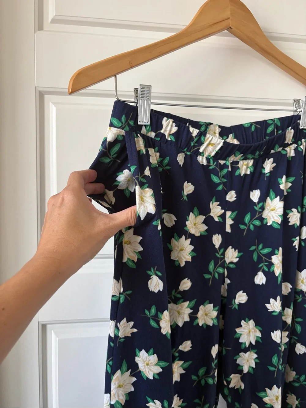 Draper James Navy Magnolia Print Pajama Set Size S